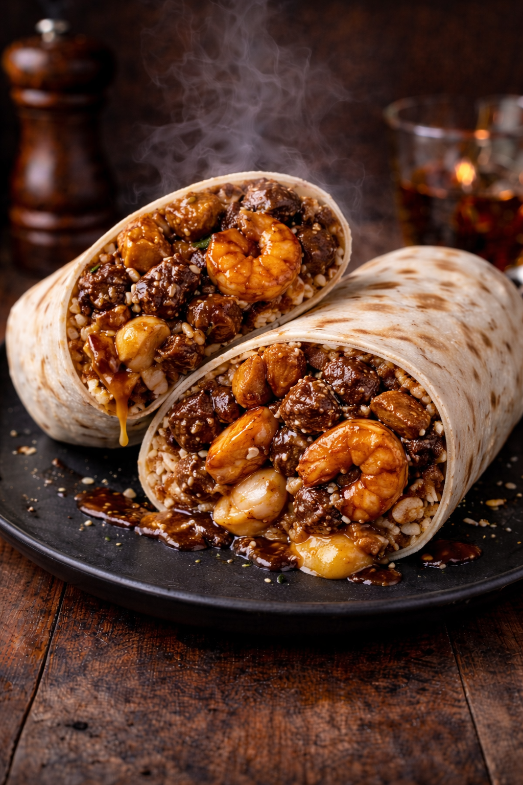 Hibachi Burrito